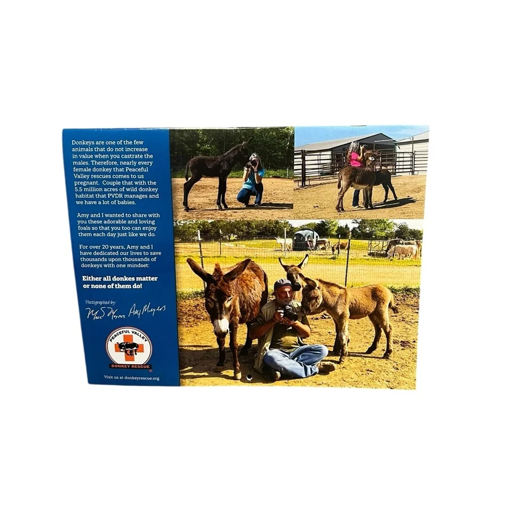2026 Wall Calendar Babies Born To Bray Peaceful Valley Donkey Rescue 13 Month
